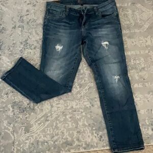 Kut from the Kloth  ripped leg jeans